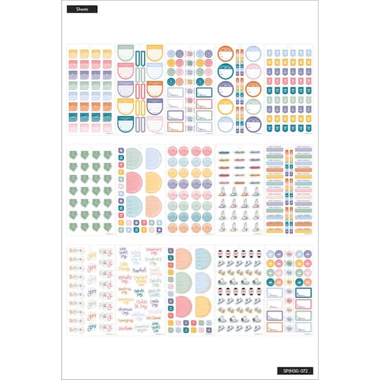 Great for planners of all sizes. Happy Grocery Bags Planner Stickers